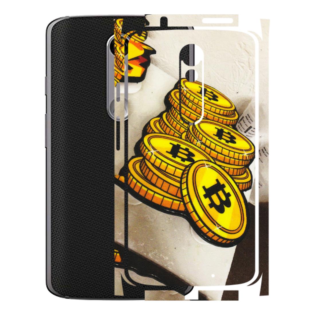 Motorola Phone Skins (All Models) - Billionaire Bitcoin Collection - Matte Finish (M-92) Motorola Moto X Force