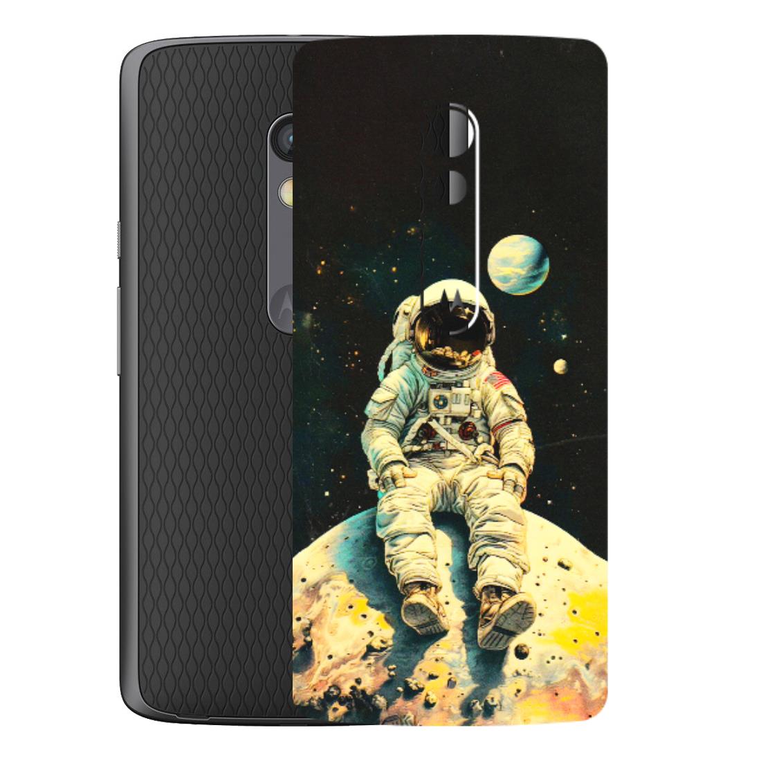Motorola Phone Skins (All Models) - Astronaut in Space - 3D Embossed Finish (L-16) Motorola Moto X Play