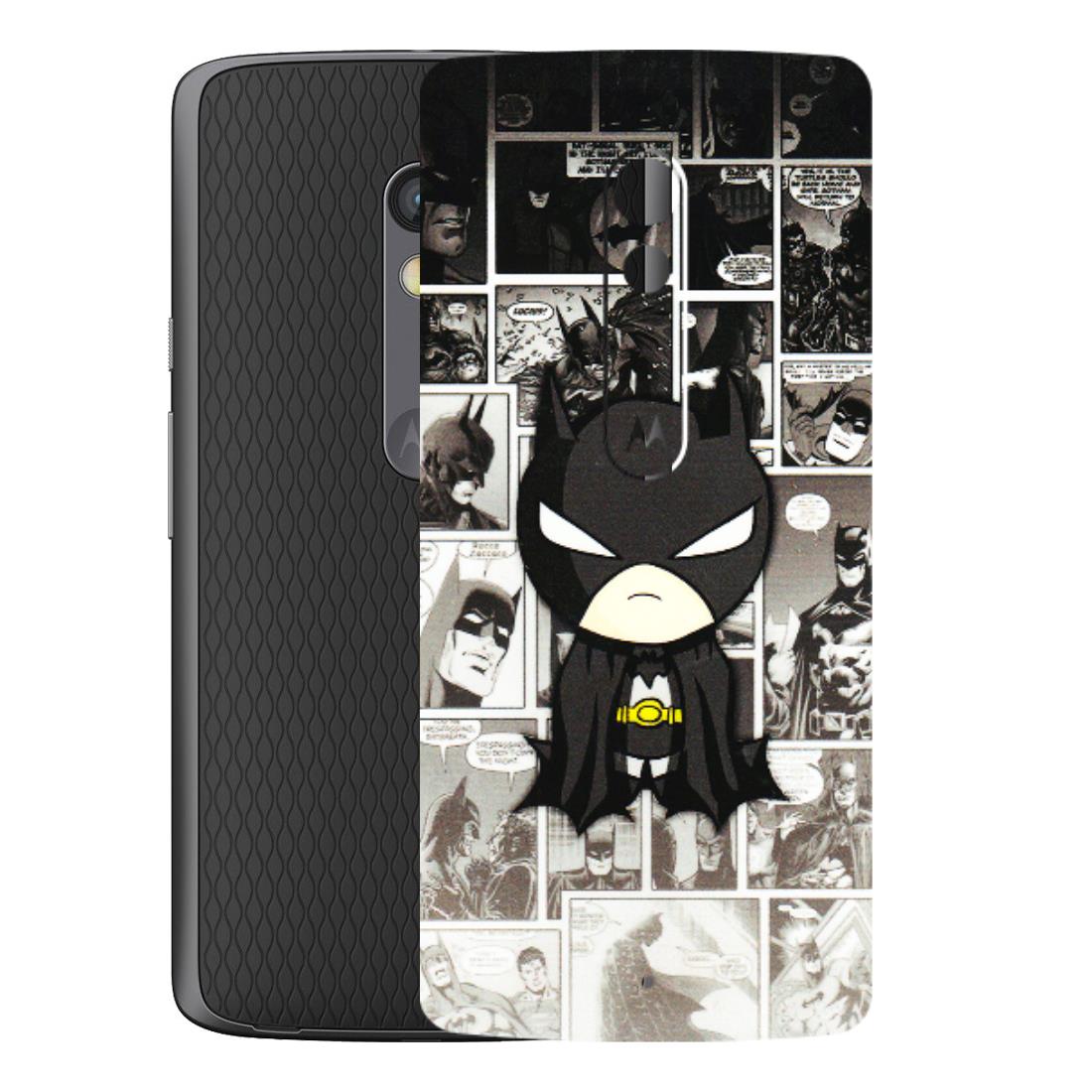 Motorola Phone Skins (All Models) - Toon Batman - 3D Embossed Finish (L-182) Motorola Moto X Play