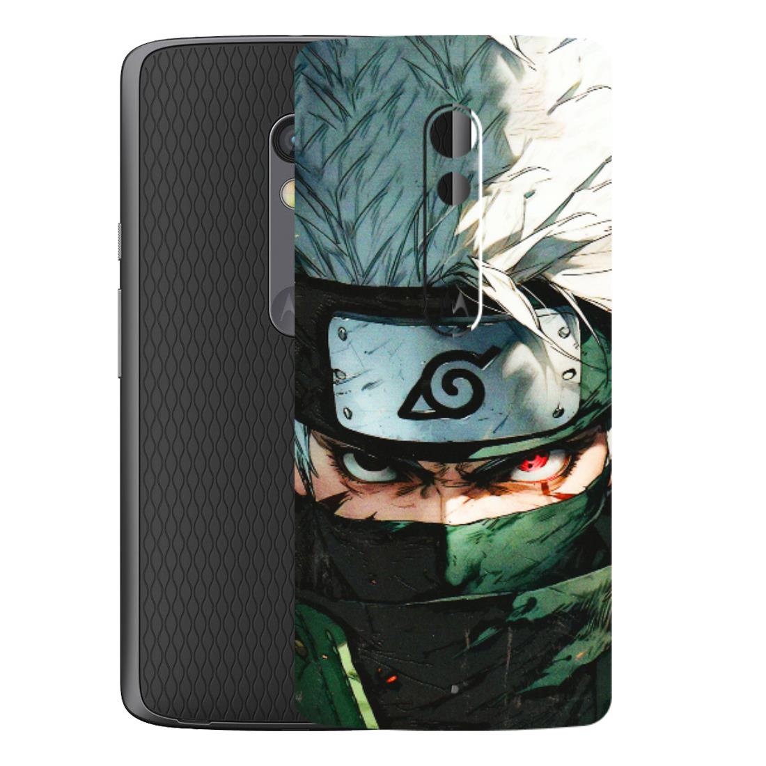 Motorola Phone Skins (All Models) - Kakashi Red Eye Focus - 3D Embossed Finish (L-227) Motorola Moto X Play