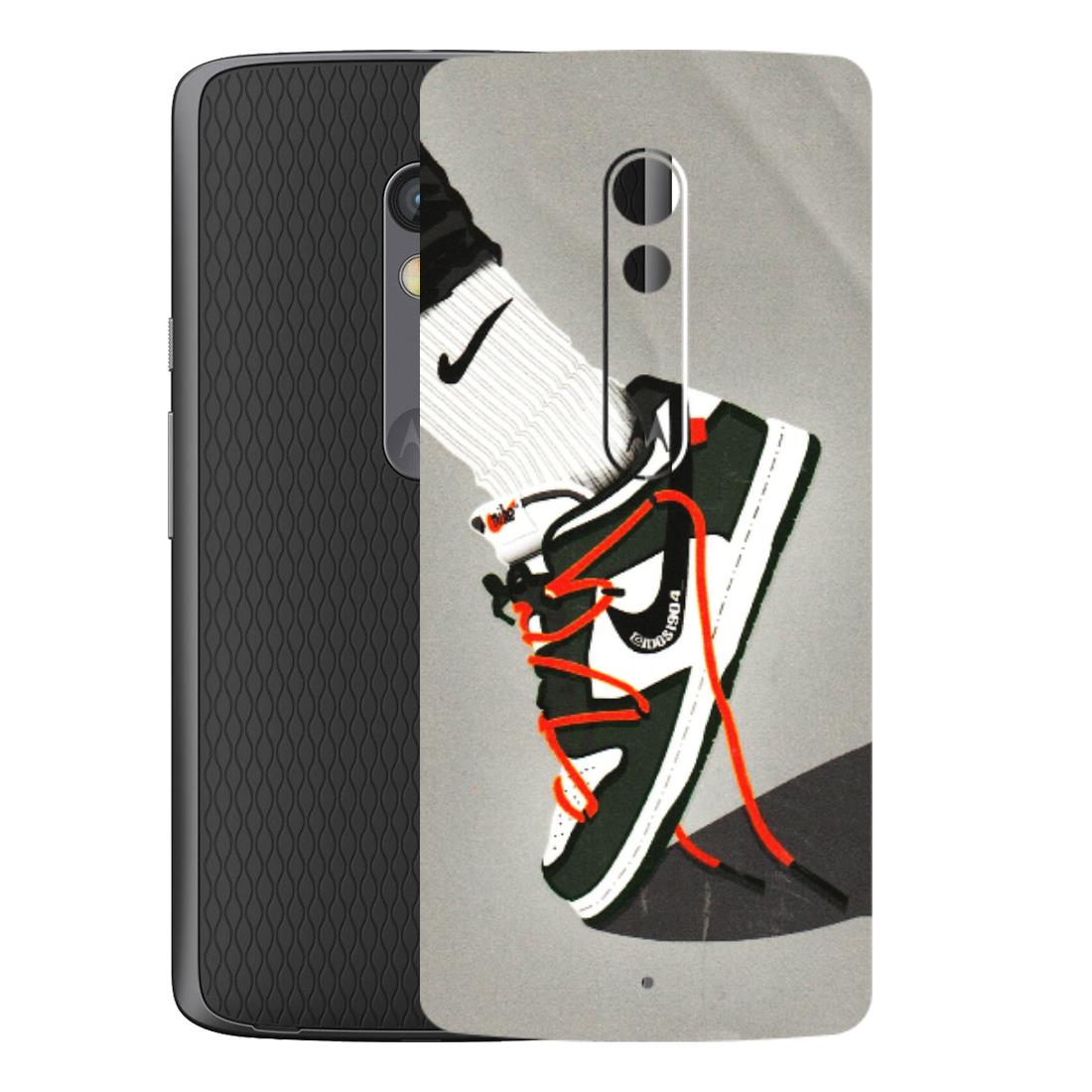 Motorola Phone Skins (All Models) - New Grey Sneaker - 3D Embossed Finish (L-261) Motorola Moto X Play