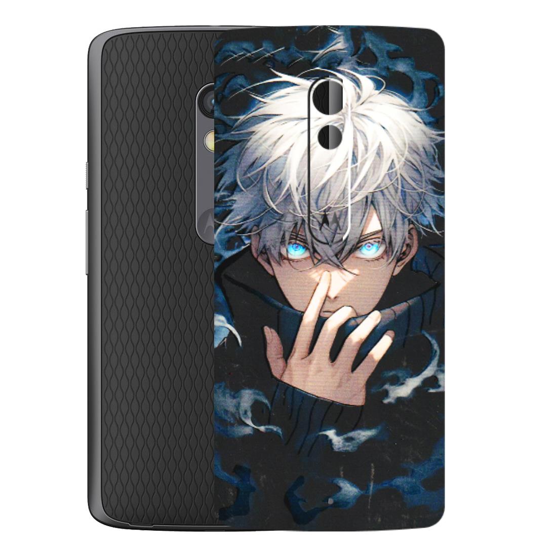 Motorola Phone Skins (All Models) - New Jujutsu Kaisen Anime - 3D Embossed Finish (L-313) Motorola Moto X Play