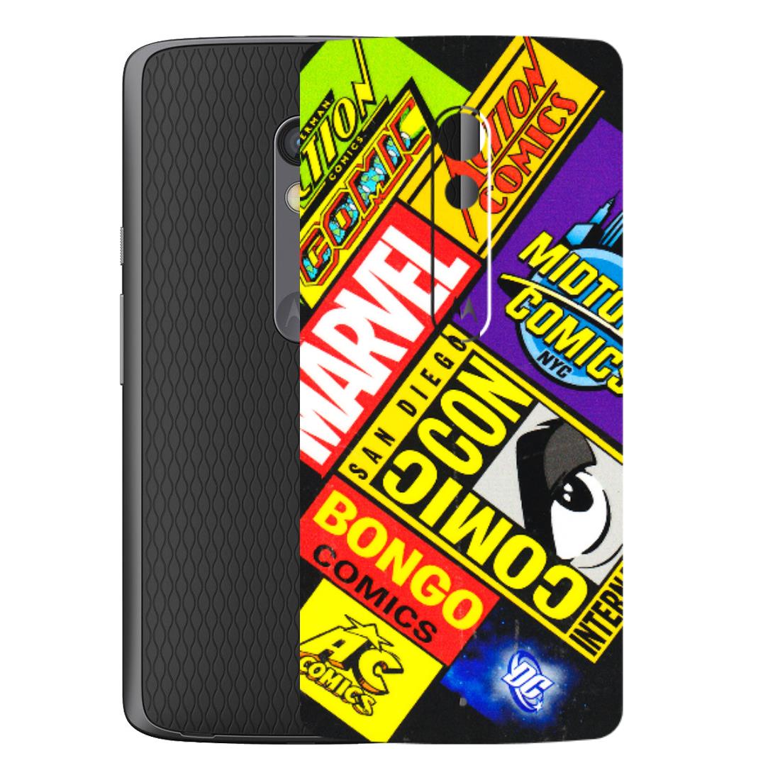 Motorola Phone Skins (All Models) - Bongo Comic Con - 3D Embossed Finish (L-325) Motorola Moto X Play