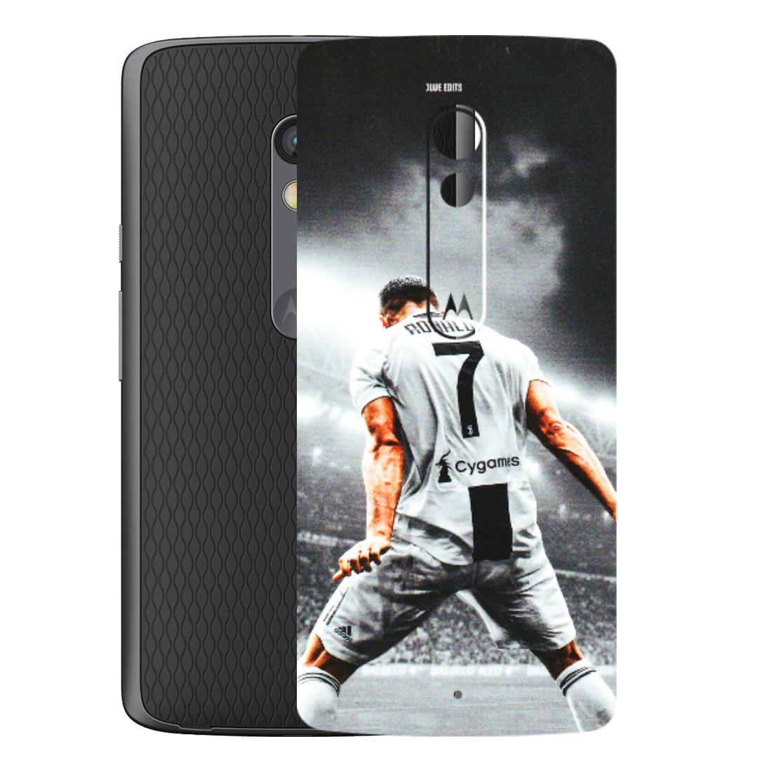 Motorola Phone Skins (All Models) - Ronaldo CR7 Crazy - 3D Embossed Finish (L-44) Motorola Moto X Play