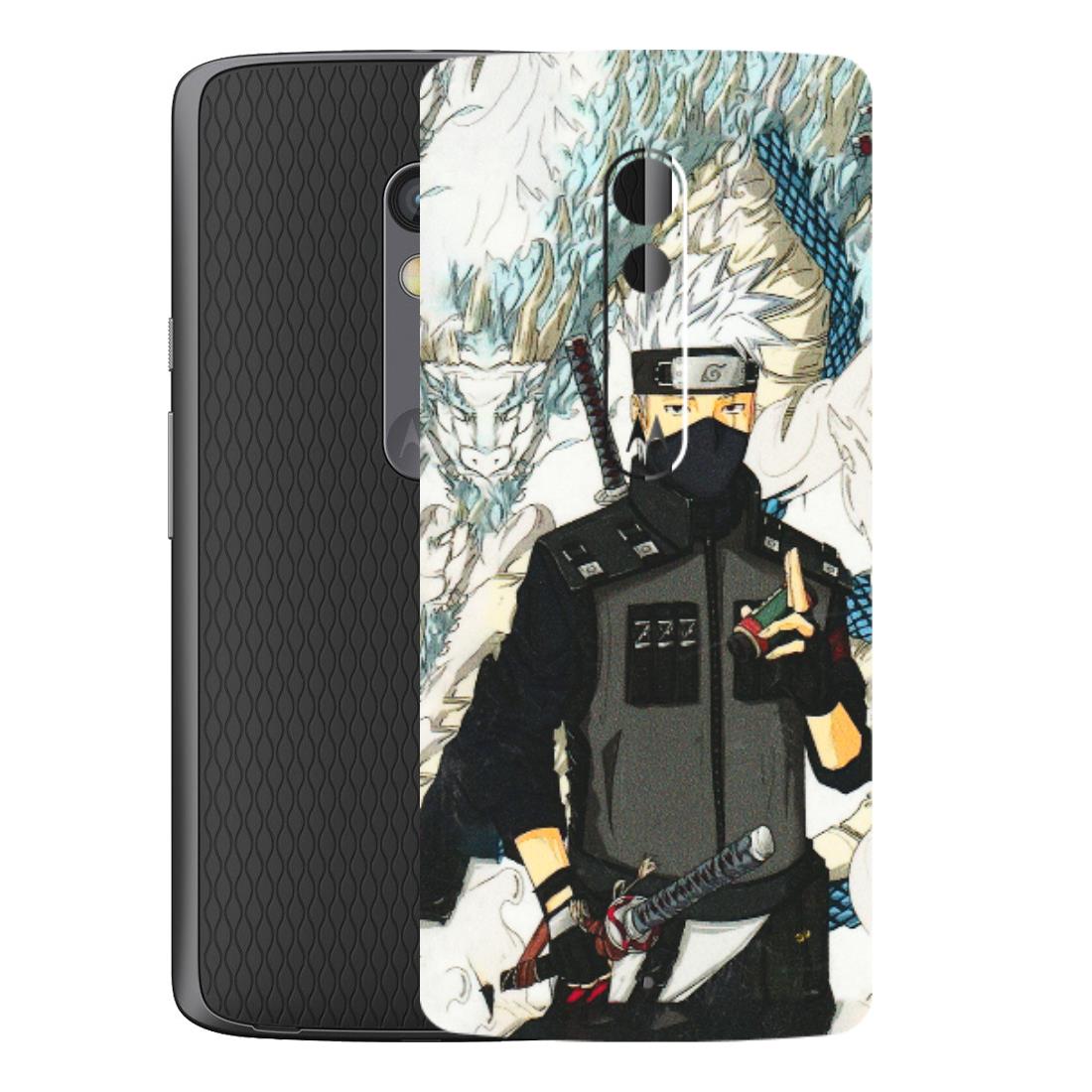 Motorola Phone Skins (All Models) - Kakashi Hatake Naruto Anime - 3D Embossed Finish (L-46) Motorola Moto X Play