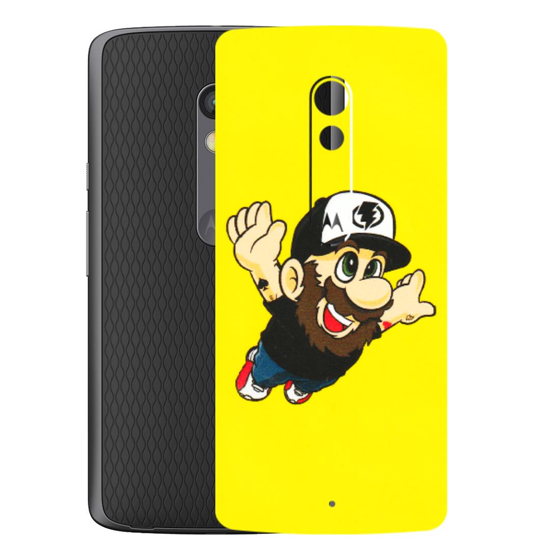 Motorola Phone Skins (All Models) - Flying Beardo - 3D Embossed Finish (L-60) Motorola Moto X Play