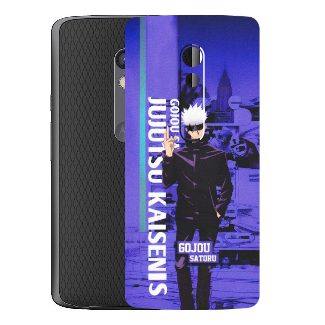 Motorola Phone Skins (All Models) - Jujutsu Kaisen Gojo - Matte Finish (M-05) Motorola Moto X Play