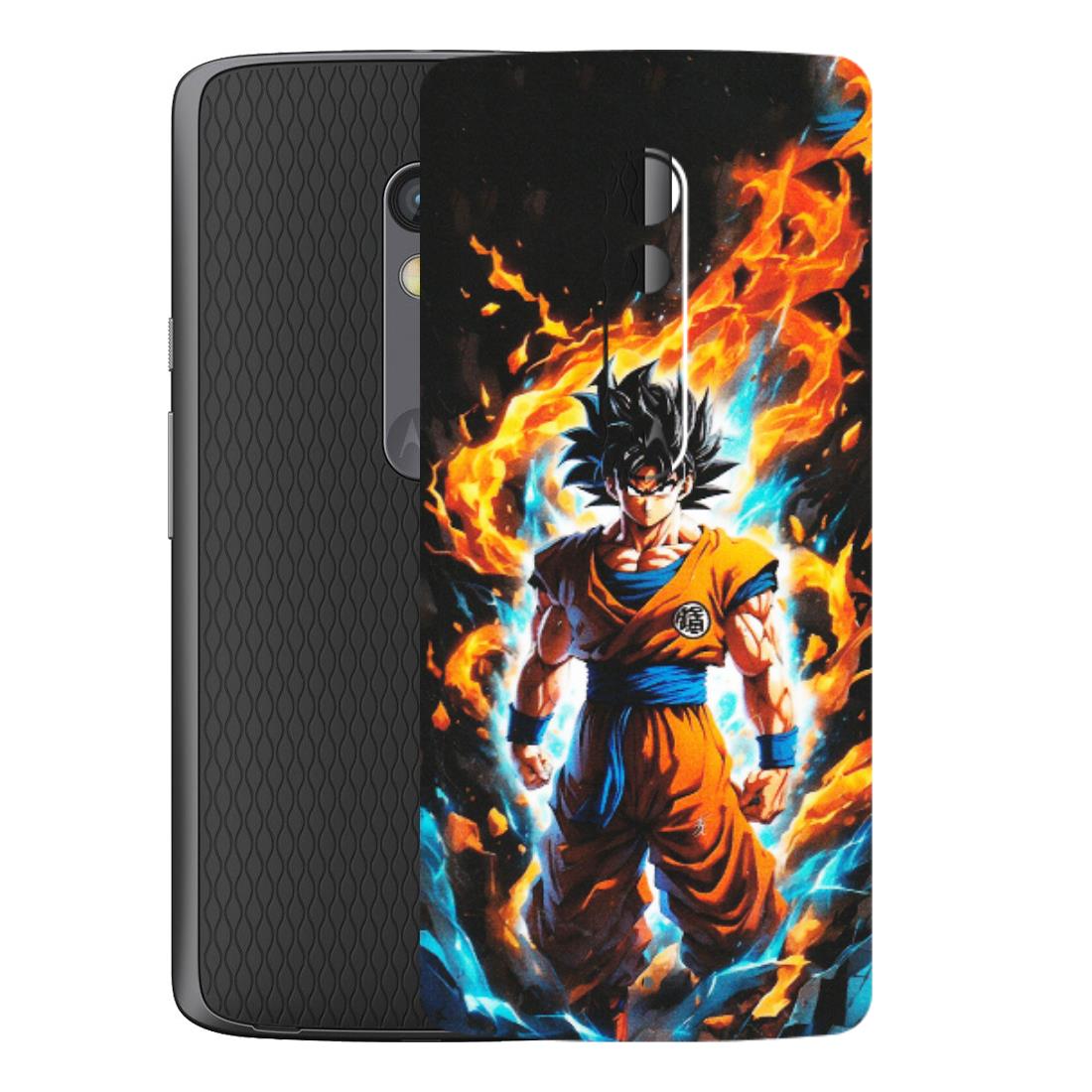 Motorola Phone Skins (All Models) - Goku Transformation Anime - Matte Finish (M-159) Motorola Moto X Play