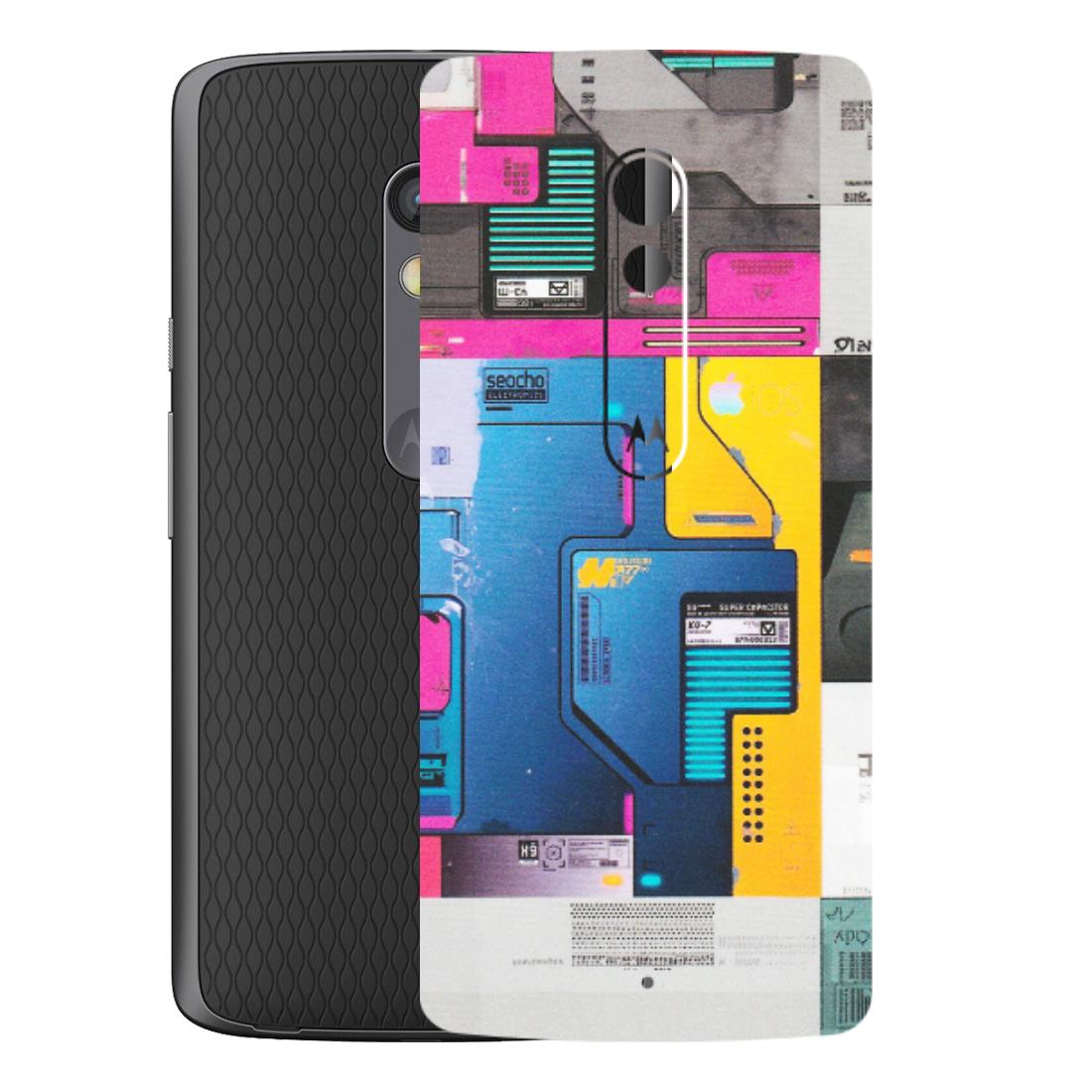 Motorola Phone Skins (All Models) - Colourfull Motherboard Internals - Matte Finish (M-55) Motorola Moto X Play