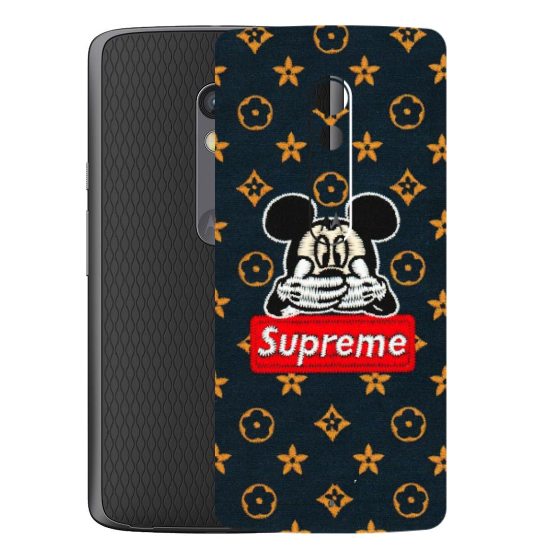 Motorola Phone Skins (All Models) - Mickey Supreme - Matte Finish (M-83) Motorola Moto X Play