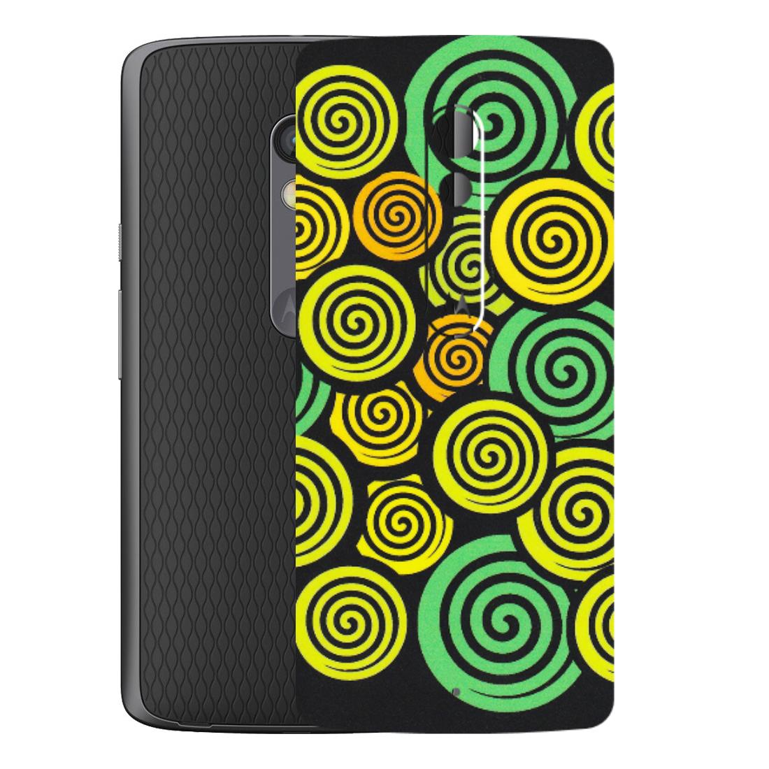 Motorola Phone Skins (All Models) - Crazy Spiral - Matte Finish (M-91) Motorola Moto X Play