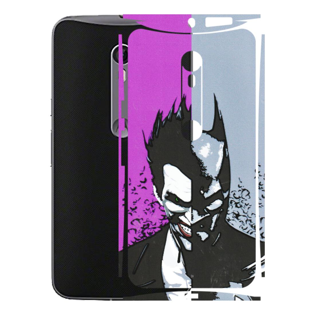 Motorola Phone Skins (All Models) - Batman & Joker - 3D Embossed Finish (L-143) Motorola Moto X Style