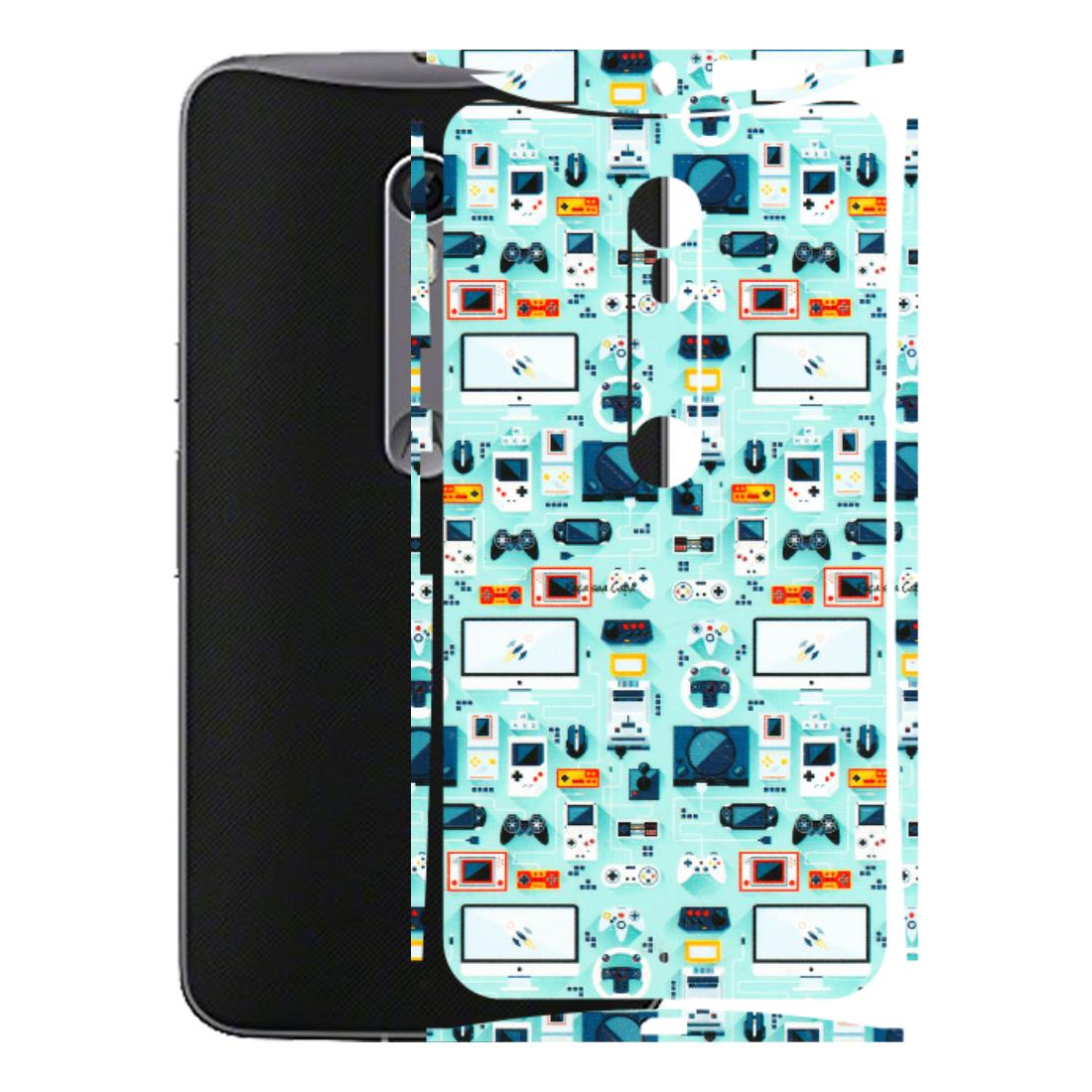 Motorola Phone Skins (All Models) - Gadgets Doodle - 3D Embossed Finish (L-184) Motorola Moto X Style