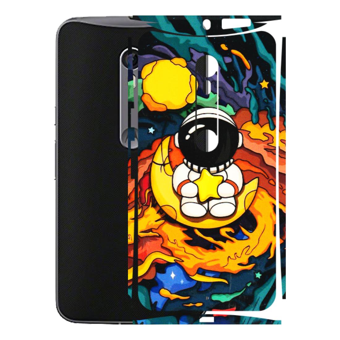 Motorola Phone Skins (All Models) - Baby Astronaut - 3D Embossed Finish (L-197) Motorola Moto X Style