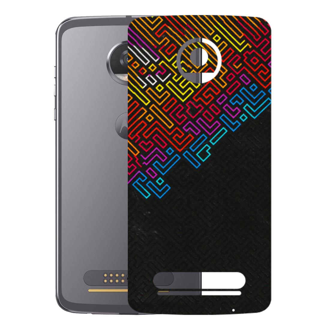 Motorola Phone Skins (All Models) - Dotme Pattern Art - 3D Embossed Finish (L-121) Motorola Moto Z2 Play