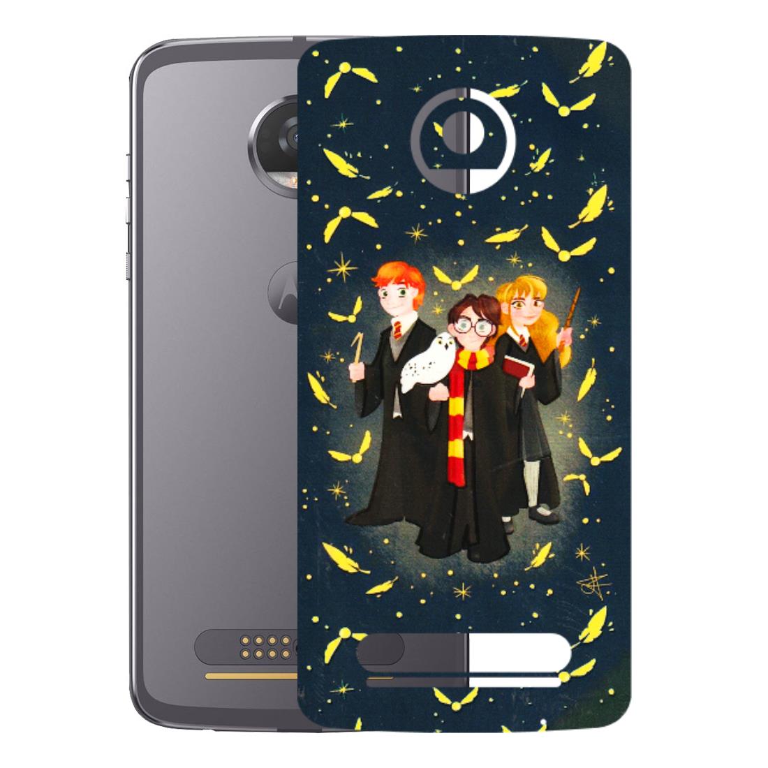 Motorola Phone Skins (All Models) - Harry Potter - 3D Embossed Finish (L-183) Motorola Moto Z2 Play