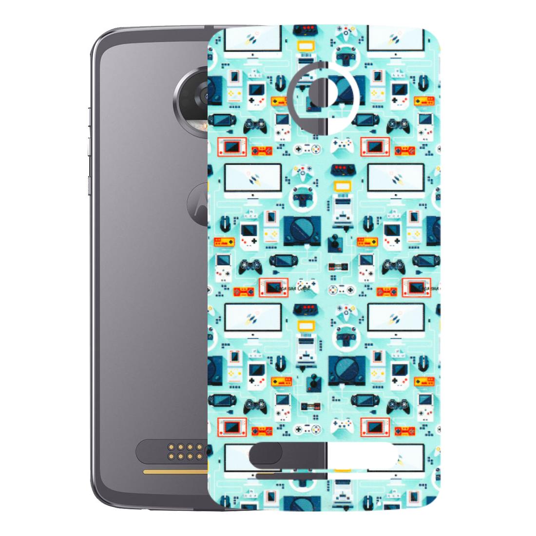 Motorola Phone Skins (All Models) - Gadgets Doodle - 3D Embossed Finish (L-184) Motorola Moto Z2 Play