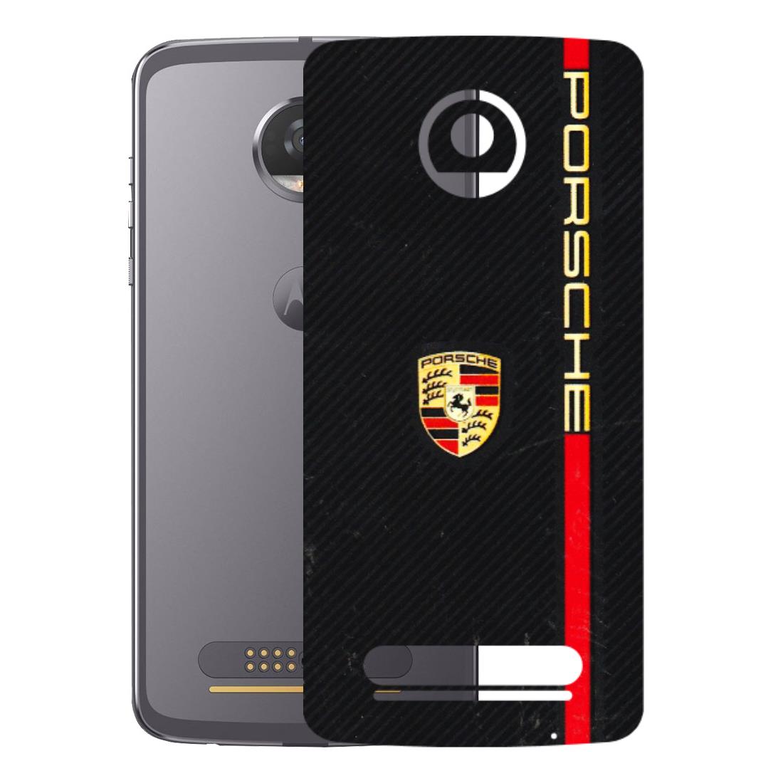 Motorola Phone Skins (All Models) - Premium Porsche - 3D Embossed Finish (L-225) Motorola Moto Z2 Play