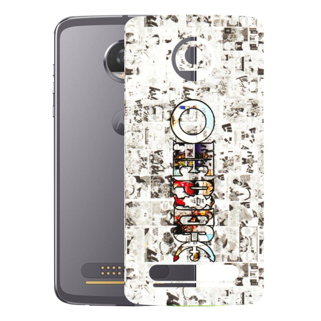 Motorola Phone Skins (All Models) - One Piece Manga - 3D Embossed Finish (L-26) Motorola Moto Z2 Play