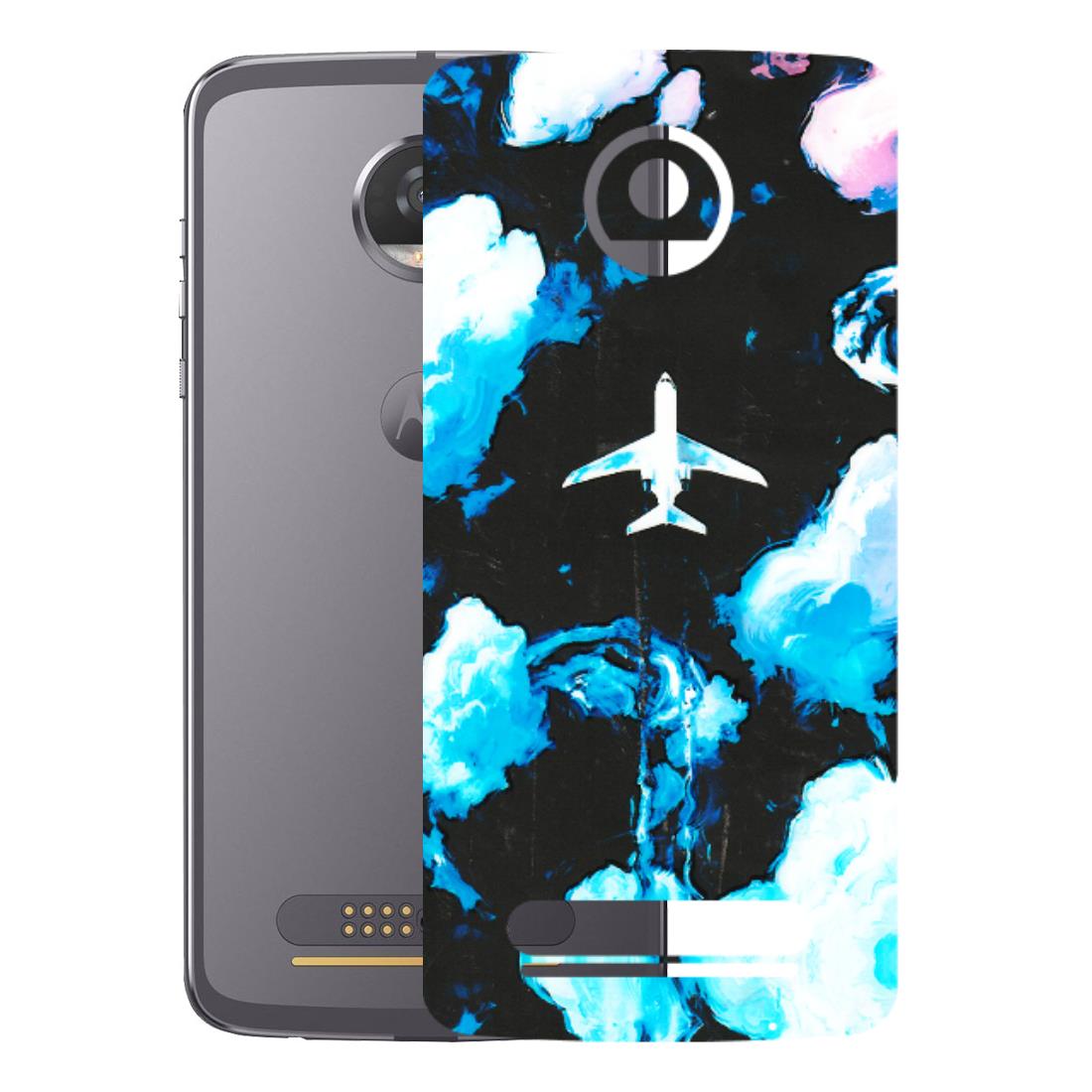 Motorola Phone Skins (All Models) - Travel In Airline - 3D Embossed Finish (L-264) Motorola Moto Z2 Play
