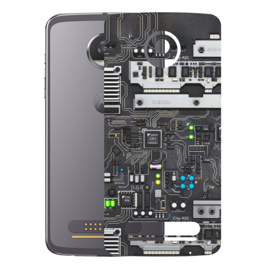 Motorola Phone Skins (All Models) - Motherboard Internals - Matte Finish (M-135) Motorola Moto Z2 Play