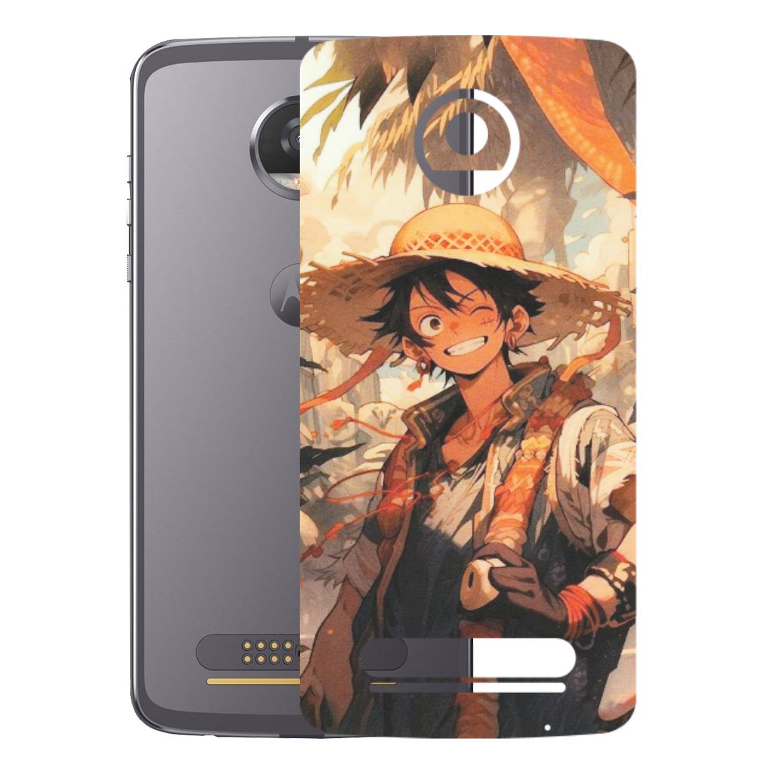 Motorola Phone Skins (All Models) - Anime Character Smile - Matte Finish (M-33) Motorola Moto Z2 Play
