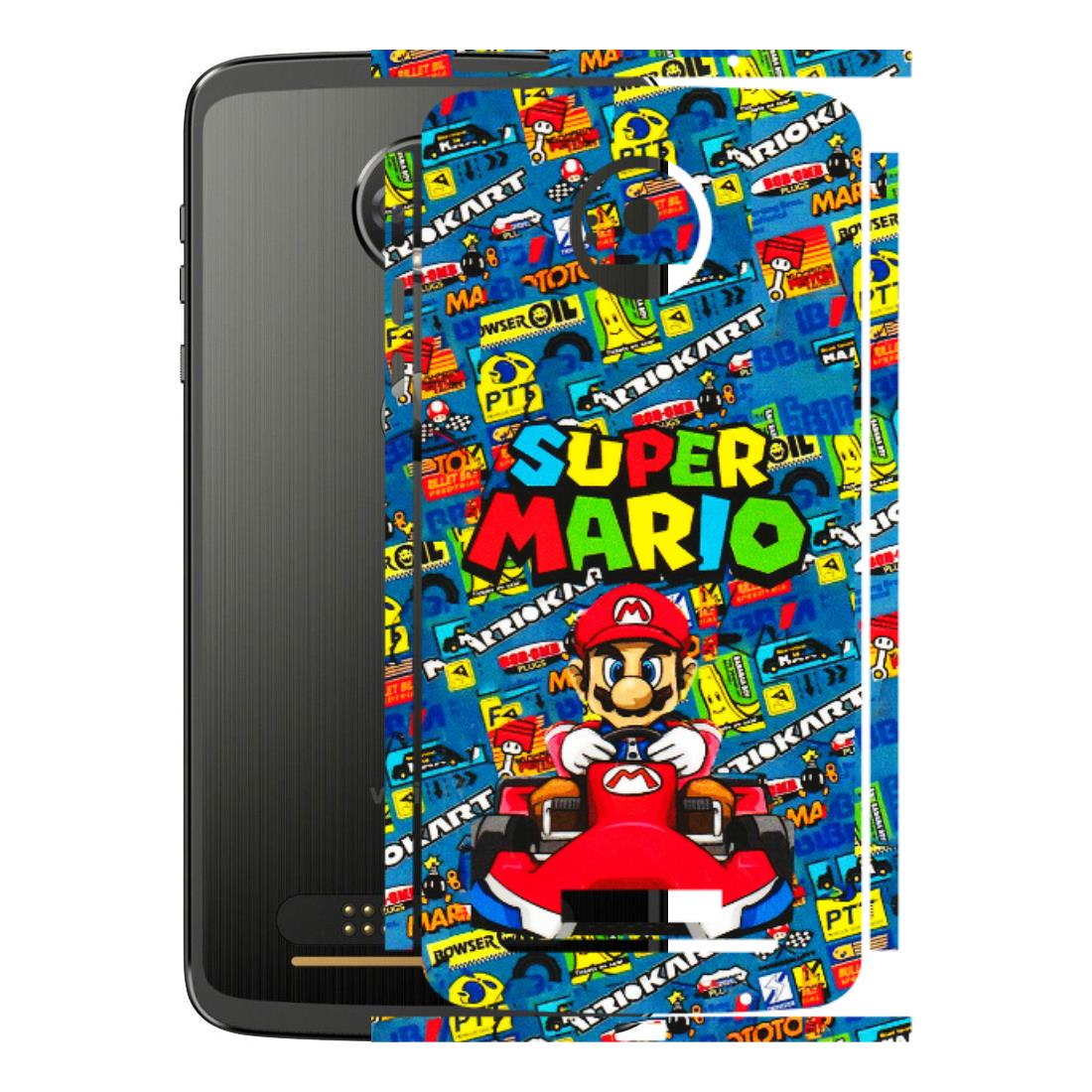 Motorola Phone Skins (All Models) - Super Mario Kart - 3D Embossed Finish (L-140) Motorola Moto Z
