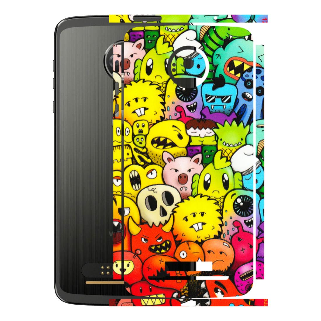 Motorola Phone Skins (All Models) - Angry Funkies - 3D Embossed Finish (L-169) Motorola Moto Z