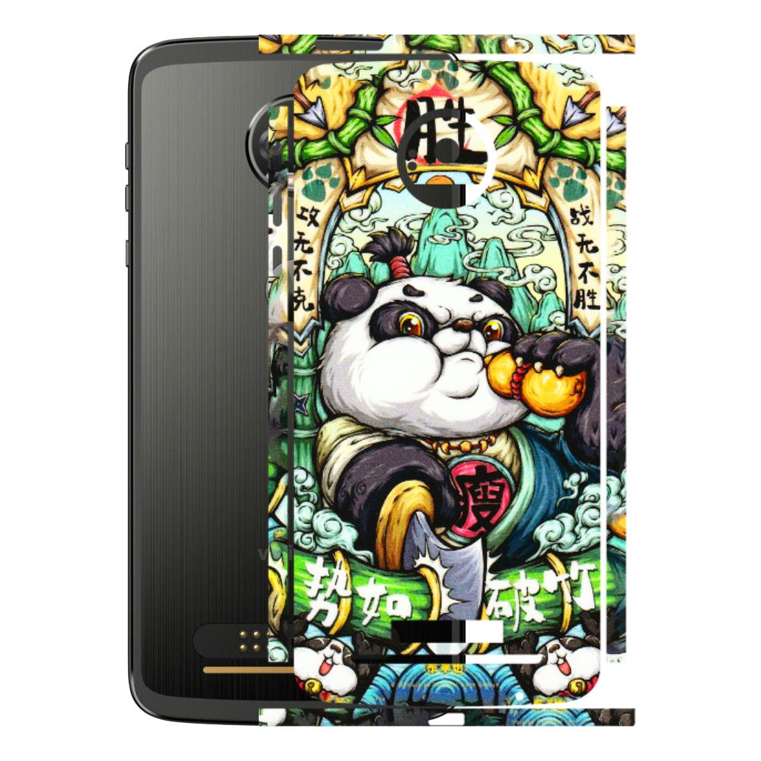 Motorola Phone Skins (All Models) - Royal Rich Panda - 3D Embossed Finish (L-170) Motorola Moto Z