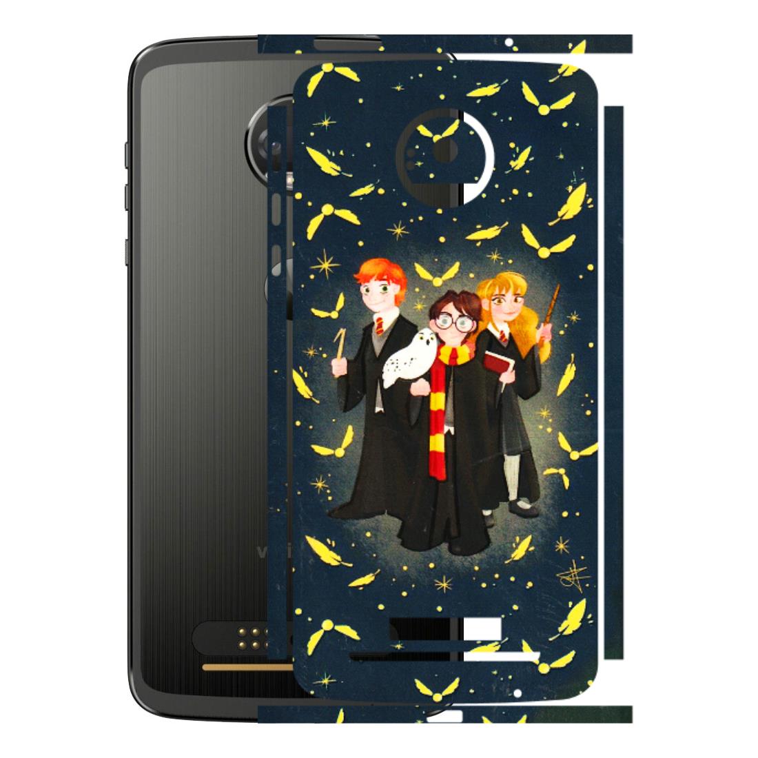 Motorola Phone Skins (All Models) - Harry Potter - 3D Embossed Finish (L-183) Motorola Moto Z