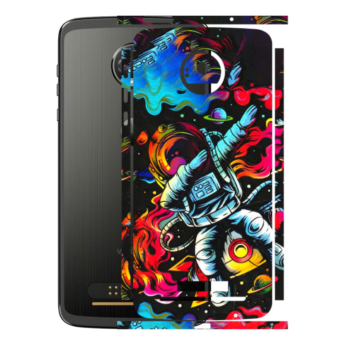 Motorola Phone Skins (All Models) - Astronaut Dope - 3D Embossed Finish (L-191) Motorola Moto Z
