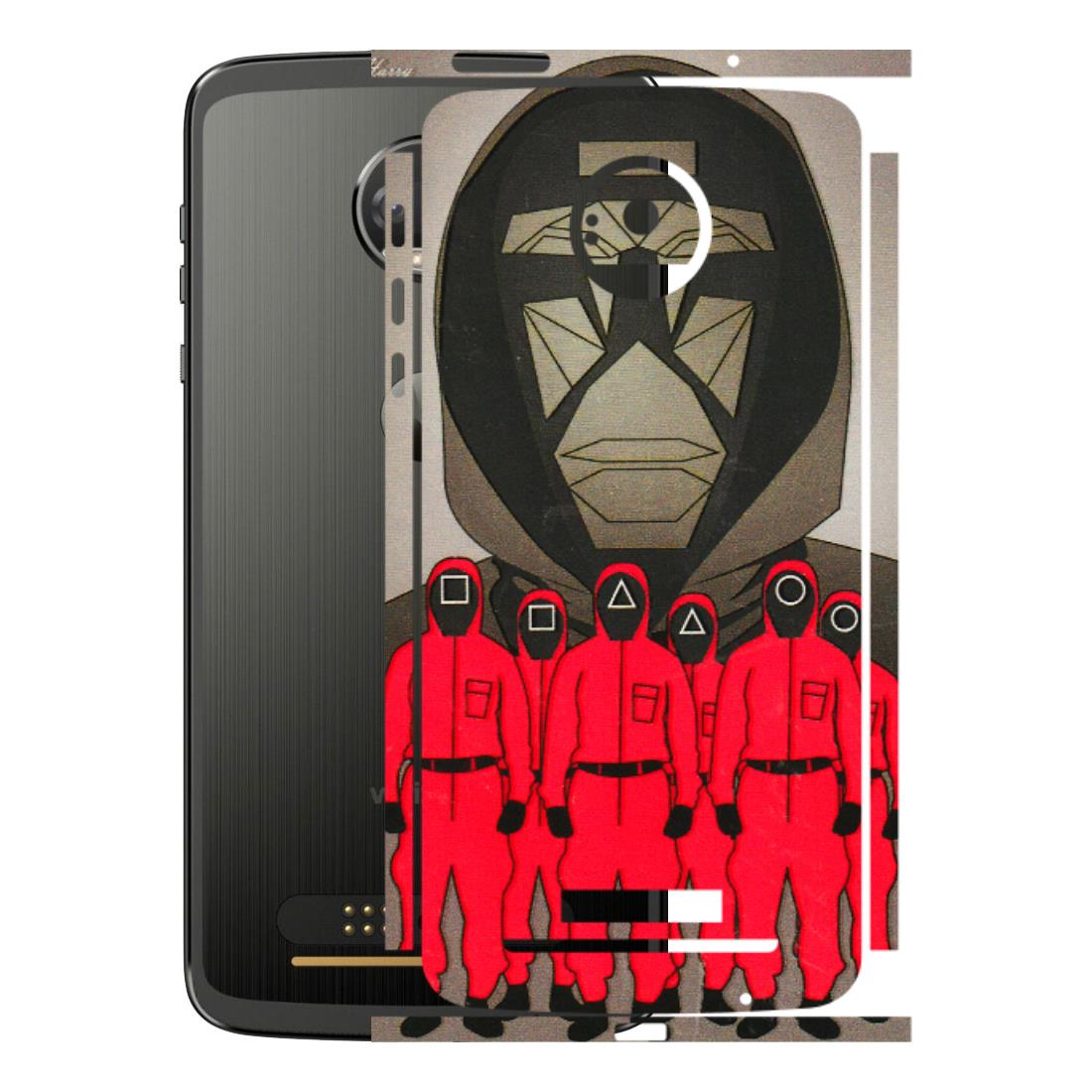 Motorola Phone Skins (All Models) - Squid Game Hero - 3D Embossed Finish (L-245) Motorola Moto Z