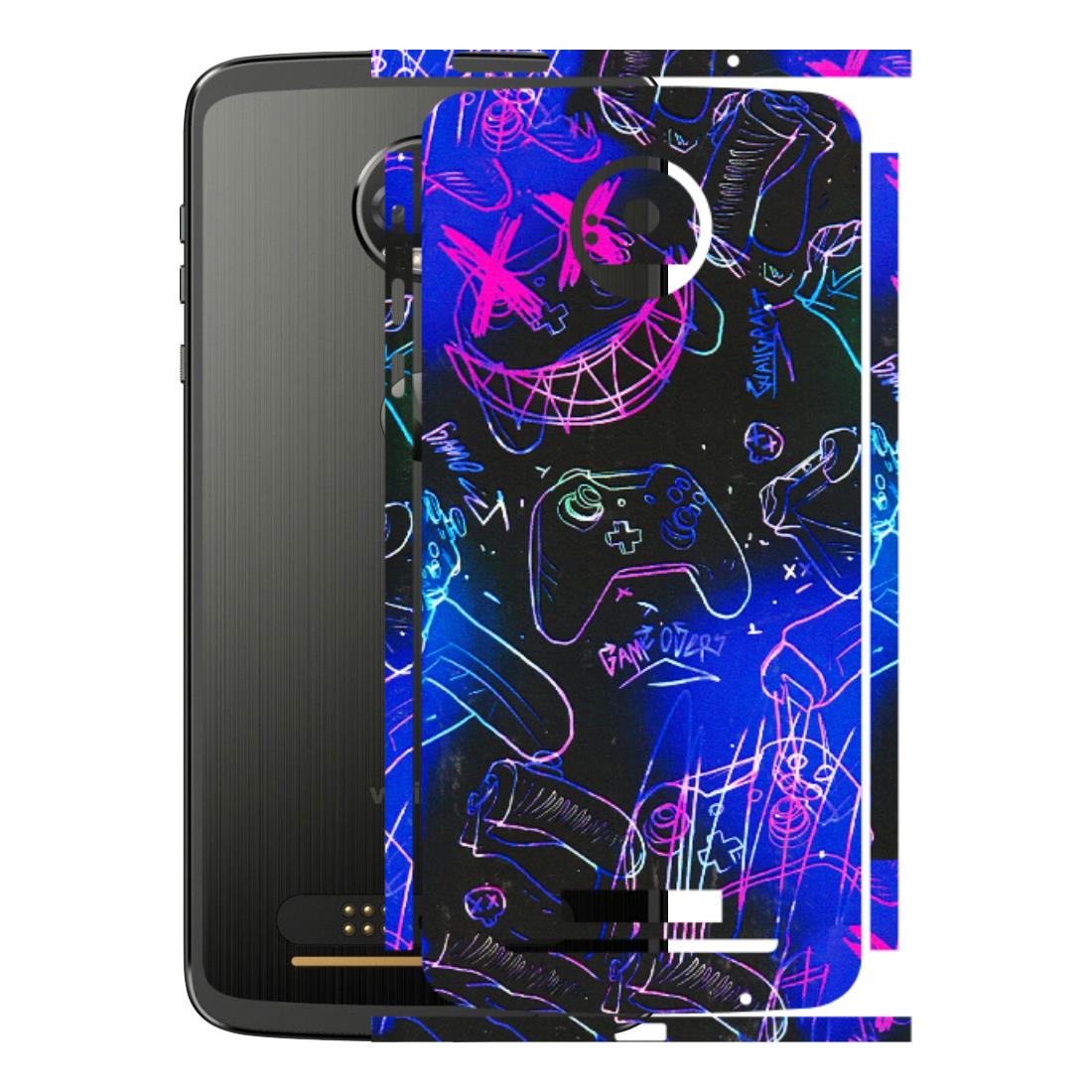 Motorola Phone Skins (All Models) - Gamers Paradise - 3D Embossed Finish (L-258) Motorola Moto Z