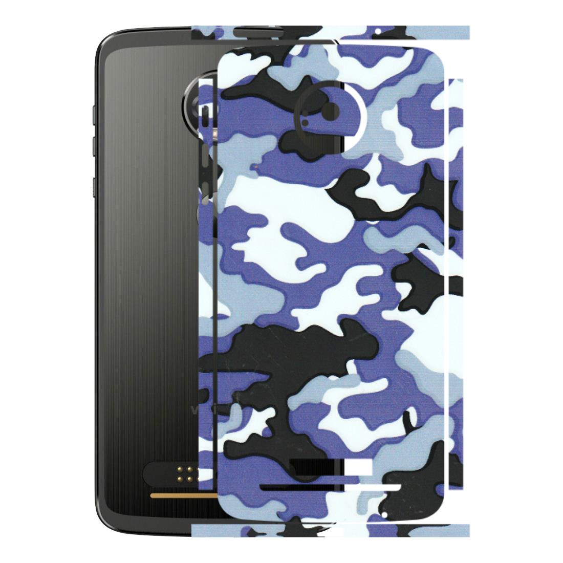 Motorola Phone Skins (All Models) - Powerfull Military Camoflauge - 3D Embossed Finish (L-49) Motorola Moto Z