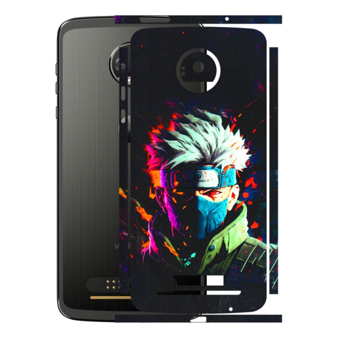 Motorola Phone Skins (All Models) - Anime Cool Character - 3D Embossed Finish (L-59) Motorola Moto Z