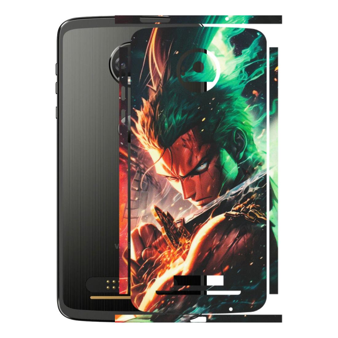 Motorola Phone Skins (All Models) - Anime Gojo Sword - Matte Finish (M-32) Motorola Moto Z