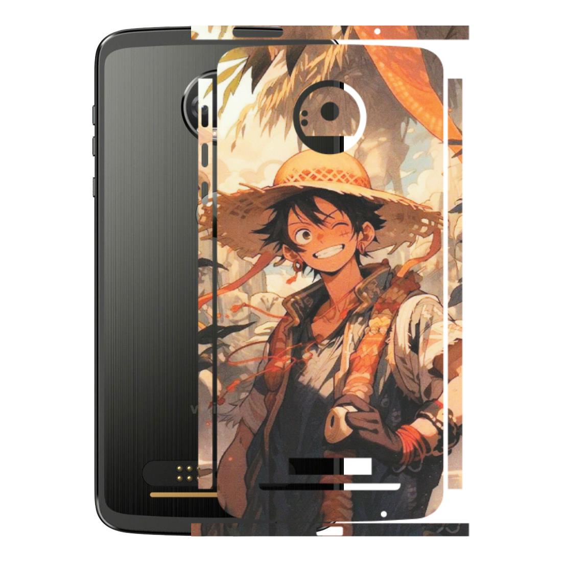 Motorola Phone Skins (All Models) - Anime Character Smile - Matte Finish (M-33) Motorola Moto Z