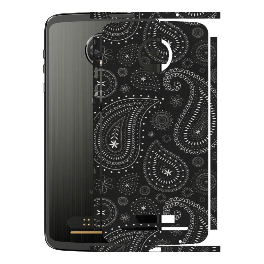 Motorola Phone Skins (All Models) - Black Sober Kerry - Matte Finish (M-37) Motorola Moto Z