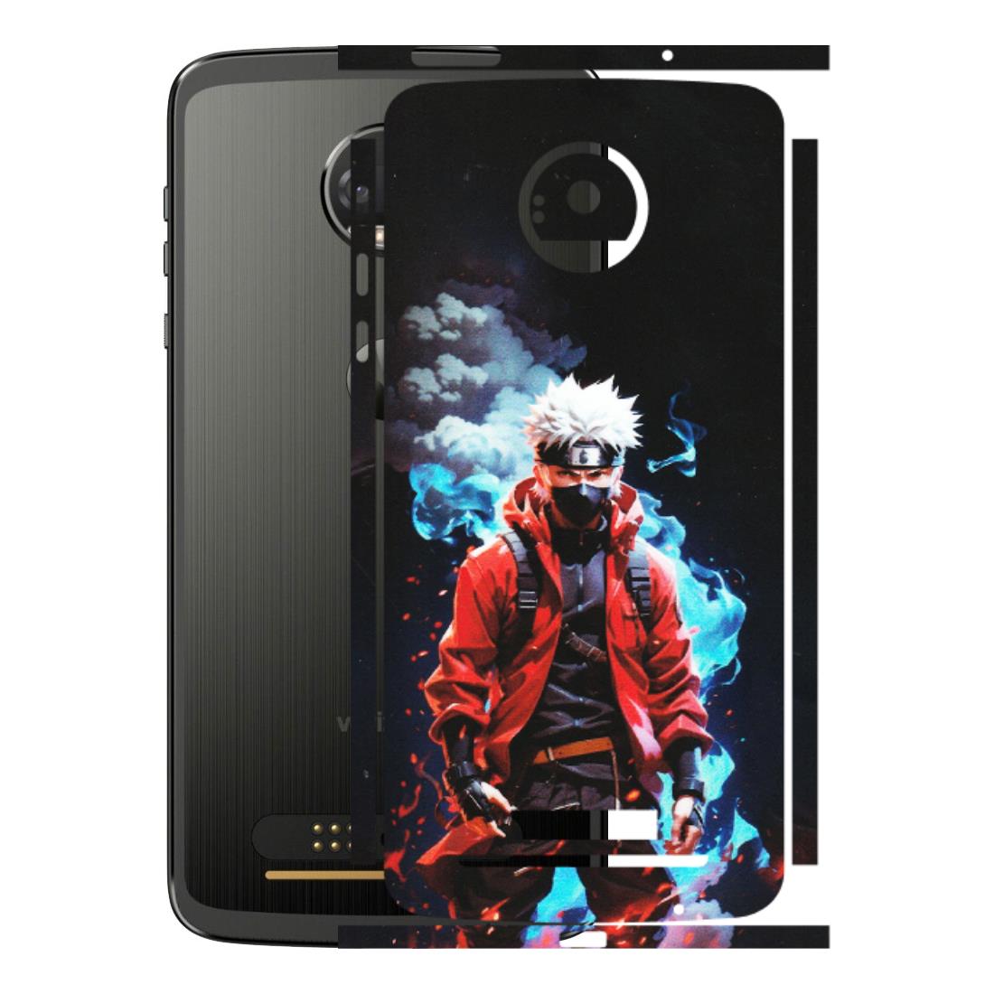 Motorola Phone Skins (All Models) - Kakashi Hatake Naruto - Matte Finish (M-60) Motorola Moto Z