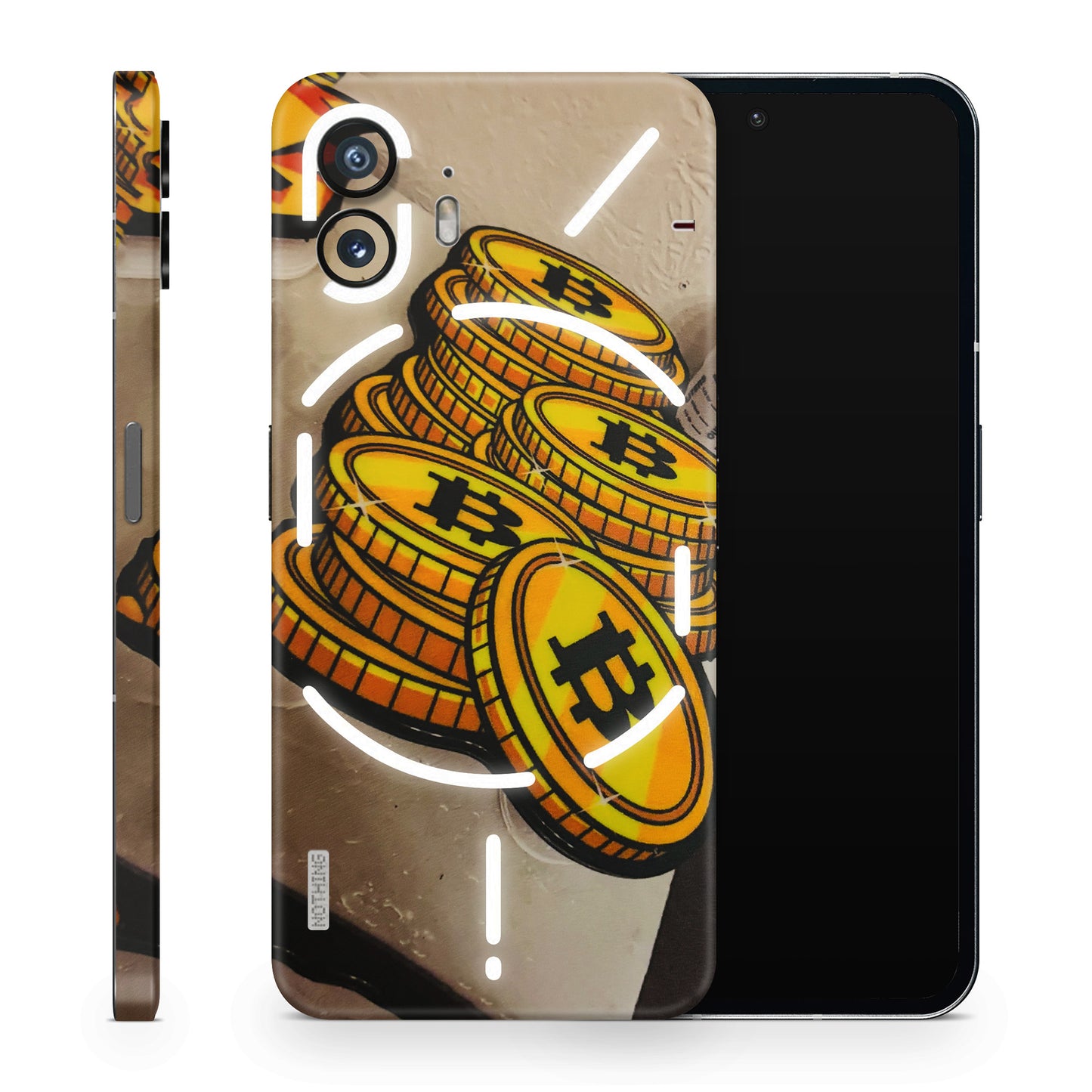 Billionaire Bitcoin Collection Matte Finish Phone Skin