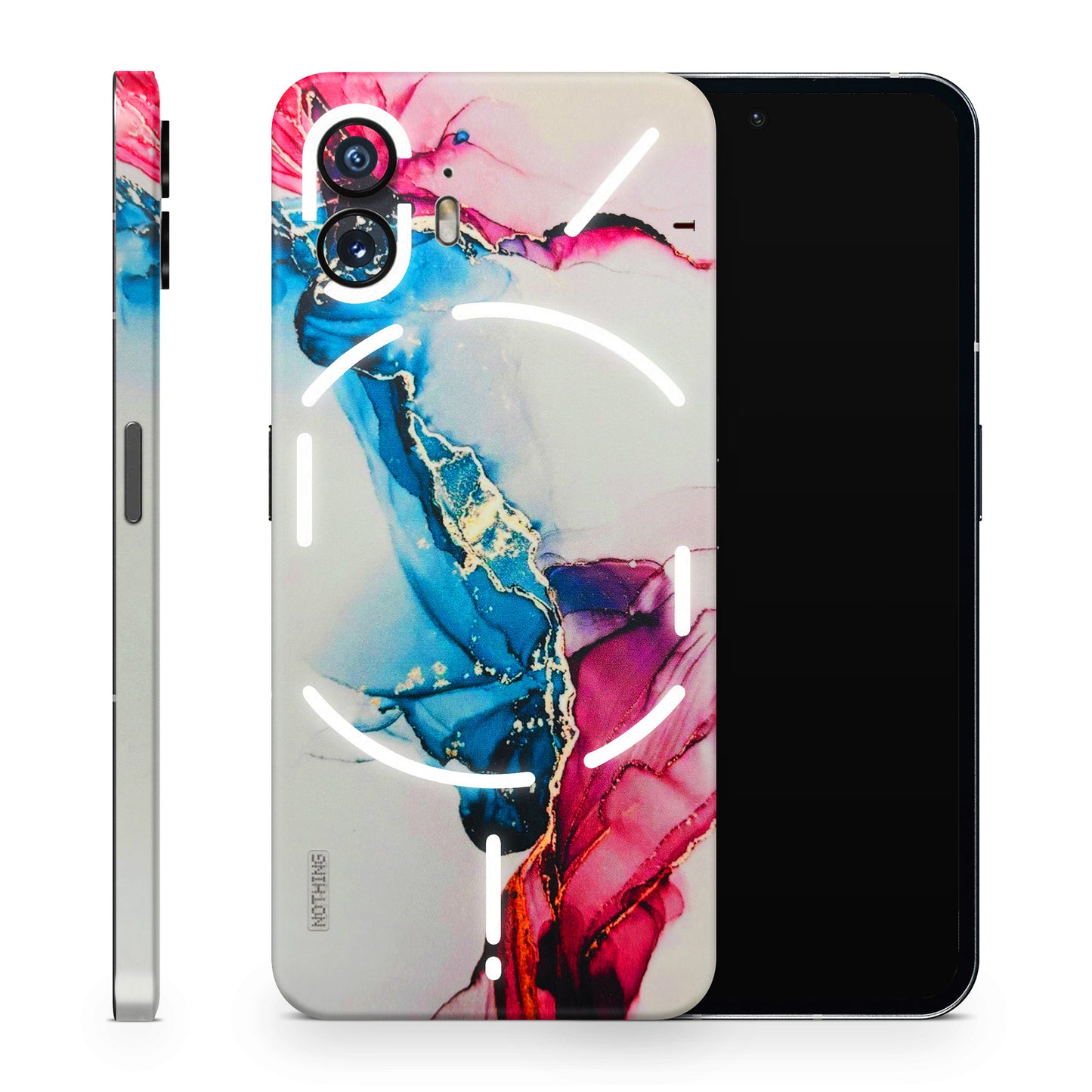 Elegant Marble Matte Finish Phone Skin