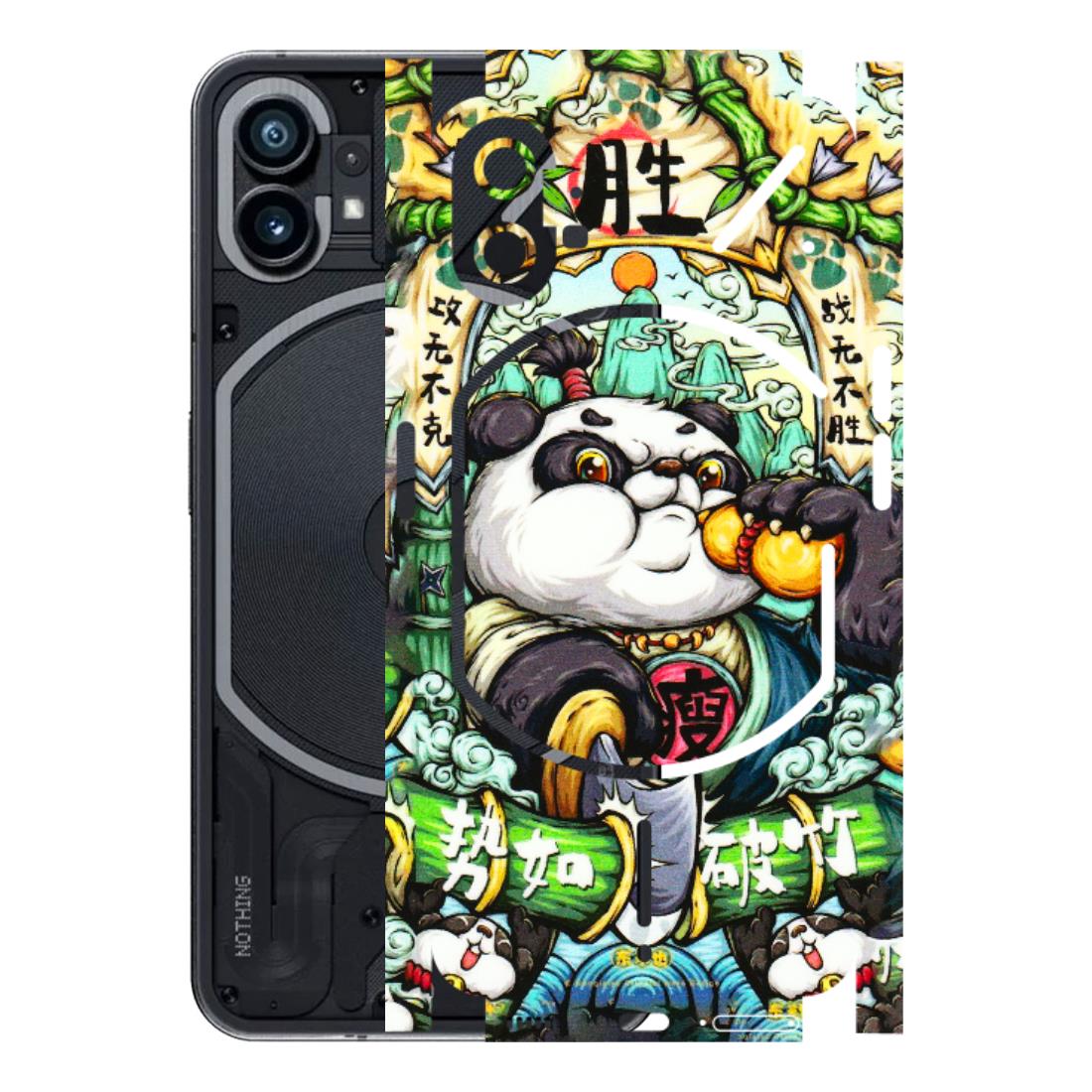 Nothing Phone Skins (All Models) - Royal Rich Panda - 3D Embossed Finish (L-170) Nothing Phone 1 5G