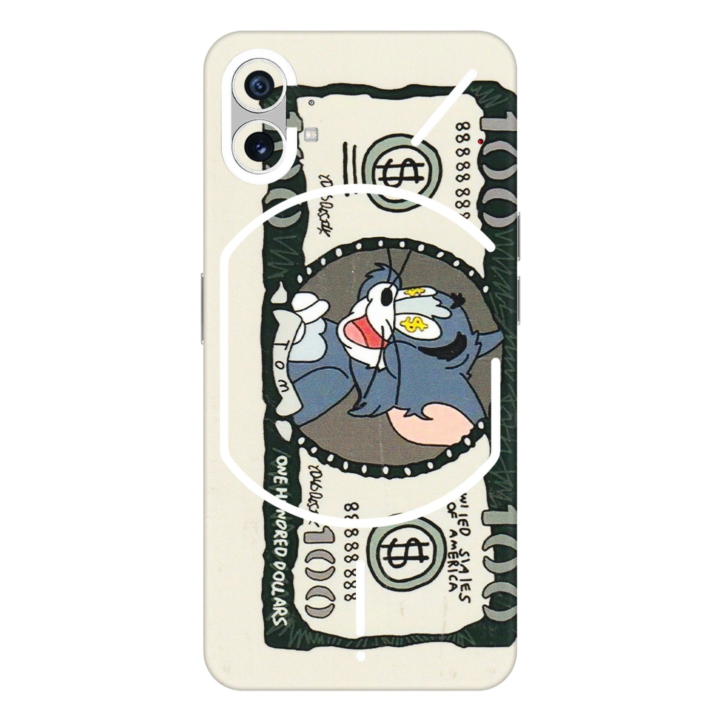 Nothing Phone Skins (All Models) - Tom Hundred Dollar - 3D Embossed Finish (L-324) Nothing Phone 1 5G