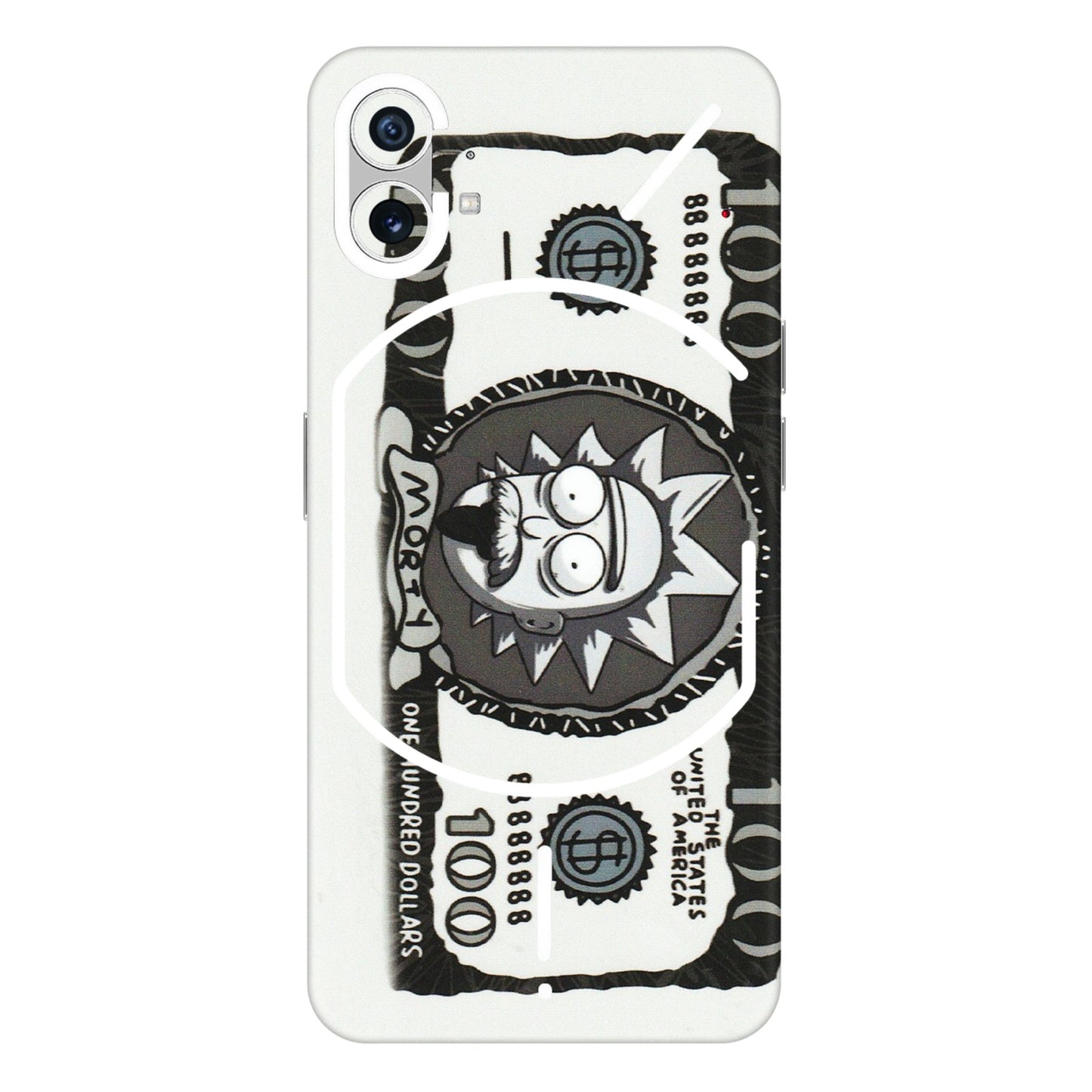 Nothing Phone Skins (All Models) - Rick And Morty Hundred Dollar Anime - Matte Finish (M-161) Nothing Phone 1 5G