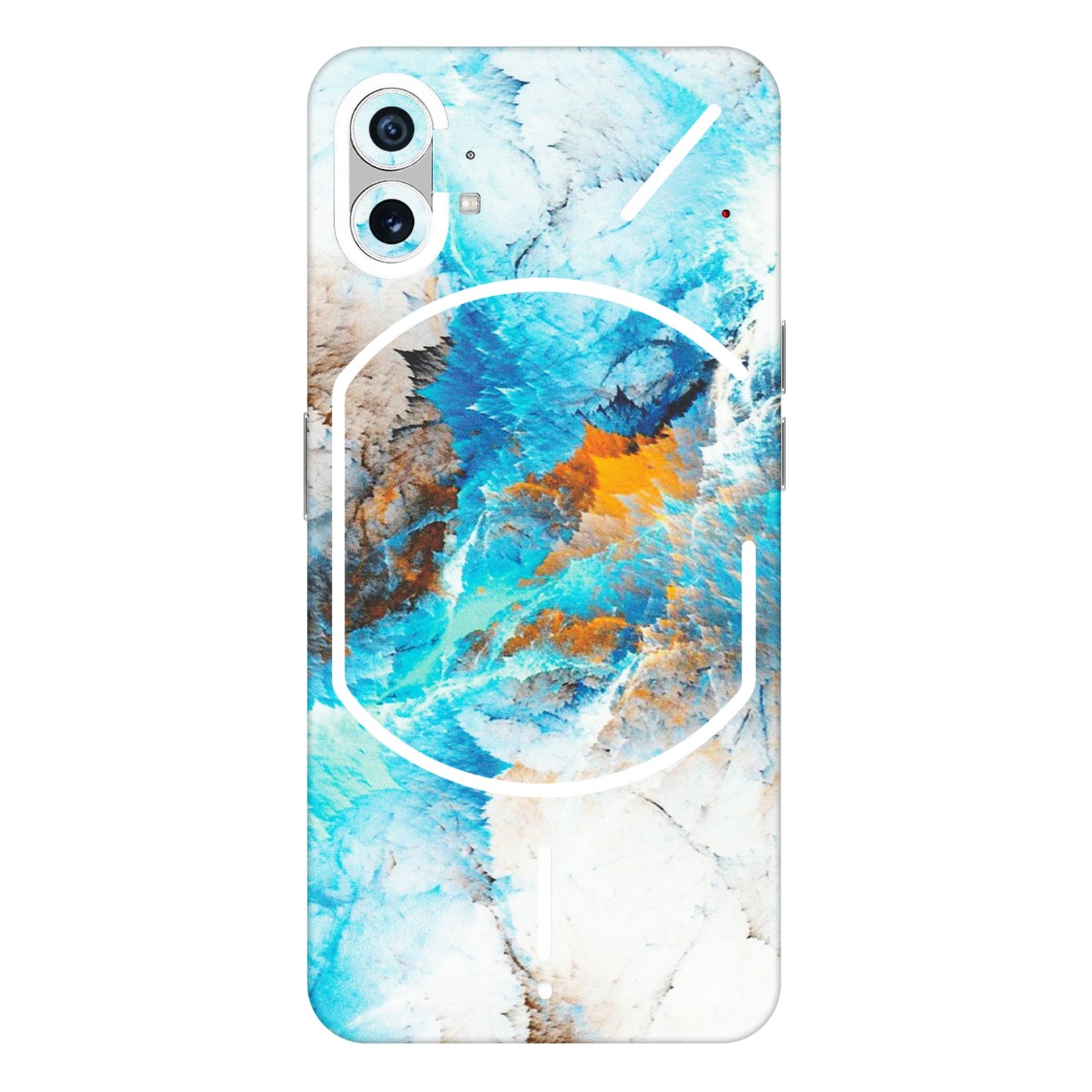 Nothing Phone Skins (All Models) - Blue Waves Abstract - Matte Finish (M-19) Nothing Phone 1 5G