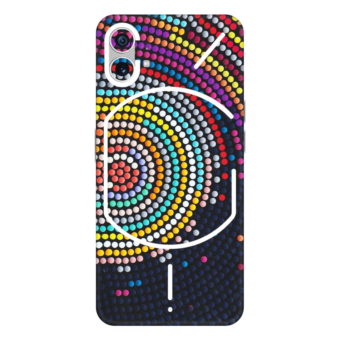 Nothing Phone Skins (All Models) - Rainbow Dot Mandala - Matte Finish (M-97) Nothing Phone 1 5G