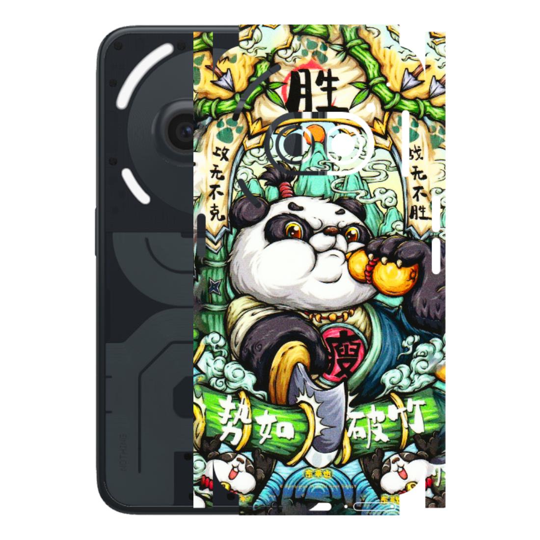 Nothing Phone Skins (All Models) - Royal Rich Panda - 3D Embossed Finish (L-170) Nothing Phone 2A