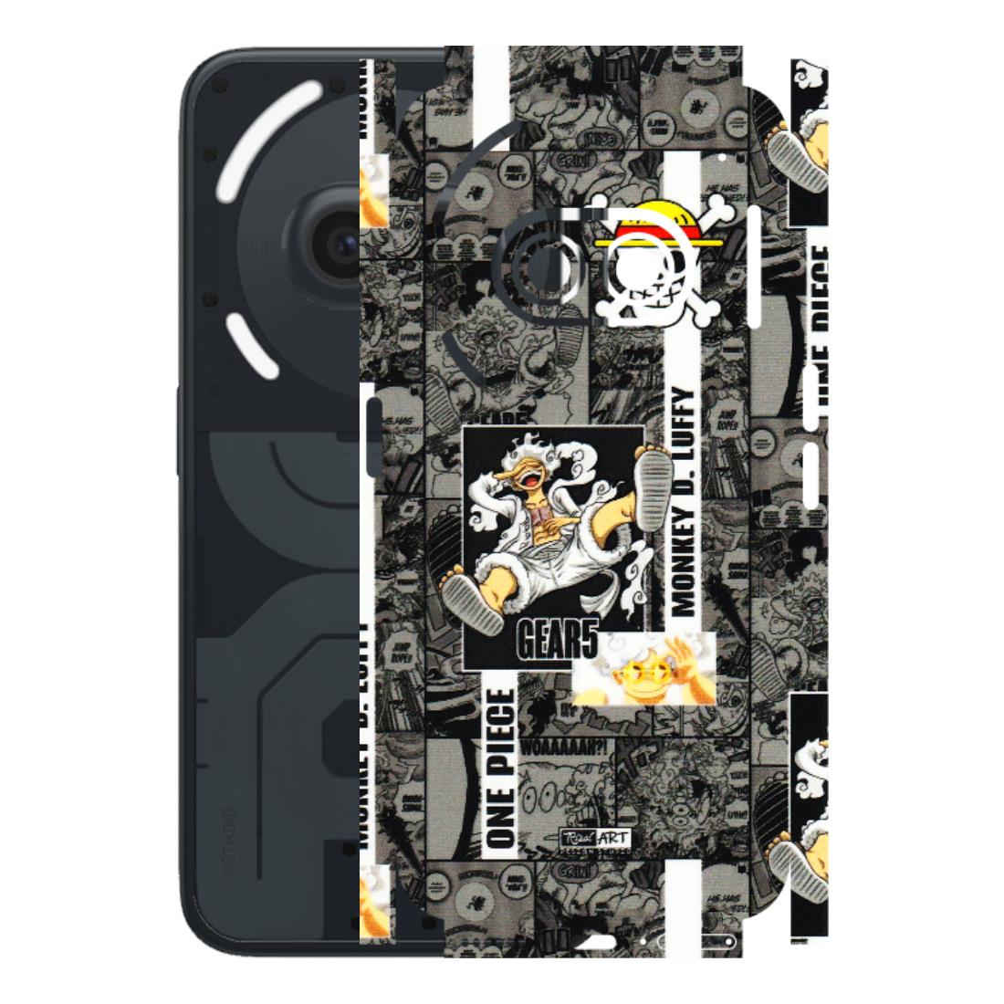 Nothing Phone Skins (All Models) - Cuffy Anime MonkeyCamic - 3D Embossed Finish (L-242) Nothing Phone 2A