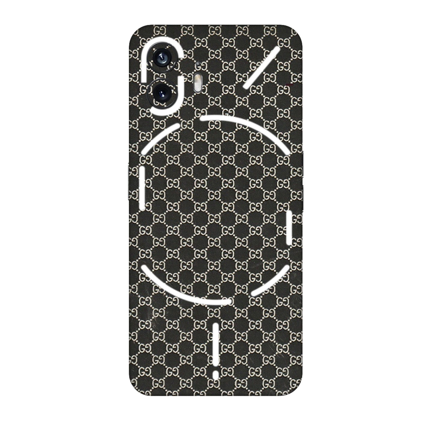 Nothing Phone Skins (All Models) - Black G Print - 3D Embossed Finish (L-109) Nothing Phone 2