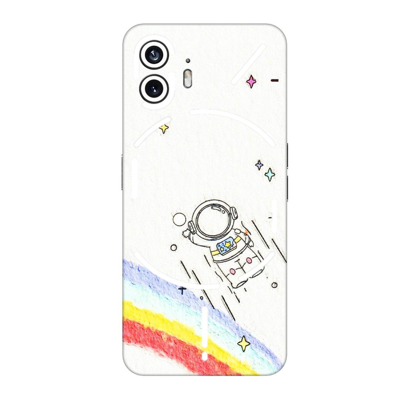 Nothing Phone Skins (All Models) - Milkyway Astronaut - 3D Embossed Finish (L-110) Nothing Phone 2